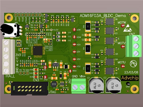 ADM16F03A電機驅(qū)動DEMO板